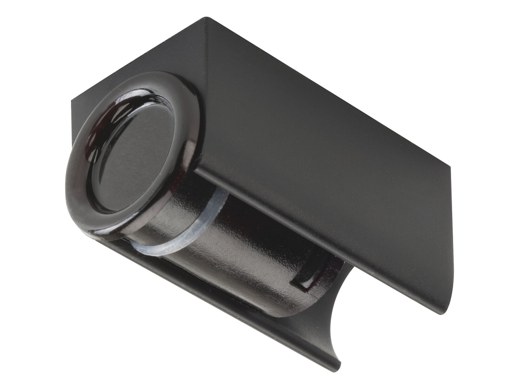 Sensore per anta da Incasso/Esterno 24v Poly IR IP20 due Funzioni Nero - immagine 3
